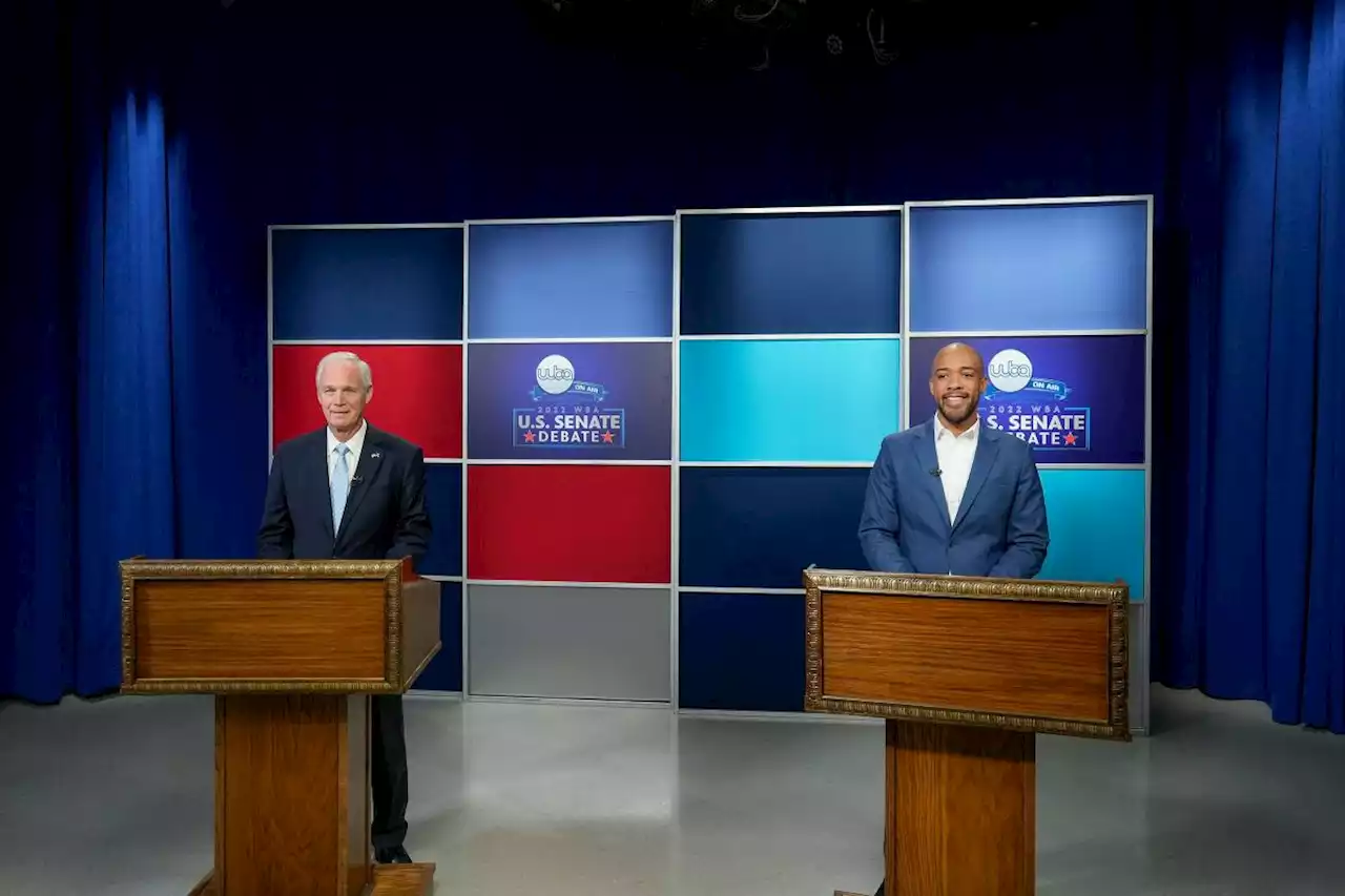 In Wisconsin debate, Senate candidates Ron Johnson and Mandela Barnes clash on crime, abortion