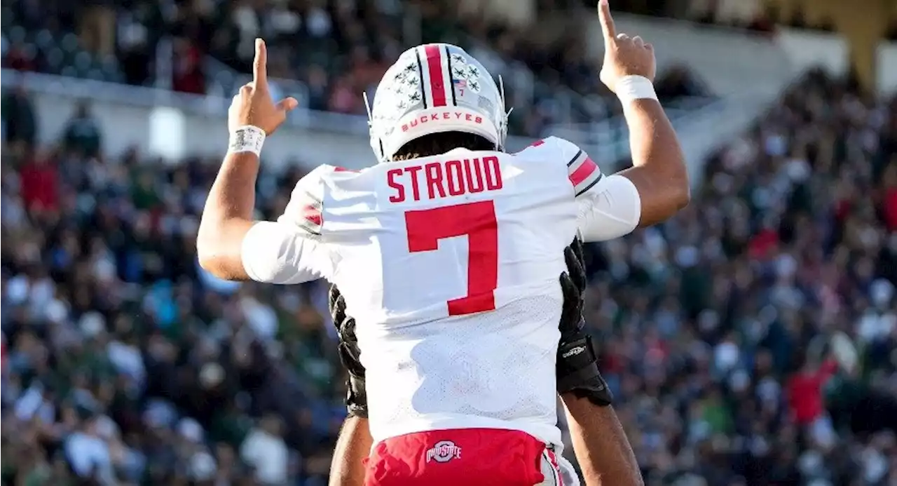 Unfazed by Early Miscue, C.J. Stroud And Ohio State’s Passing Offense Goes Off in Resounding Return to Form at Michigan State