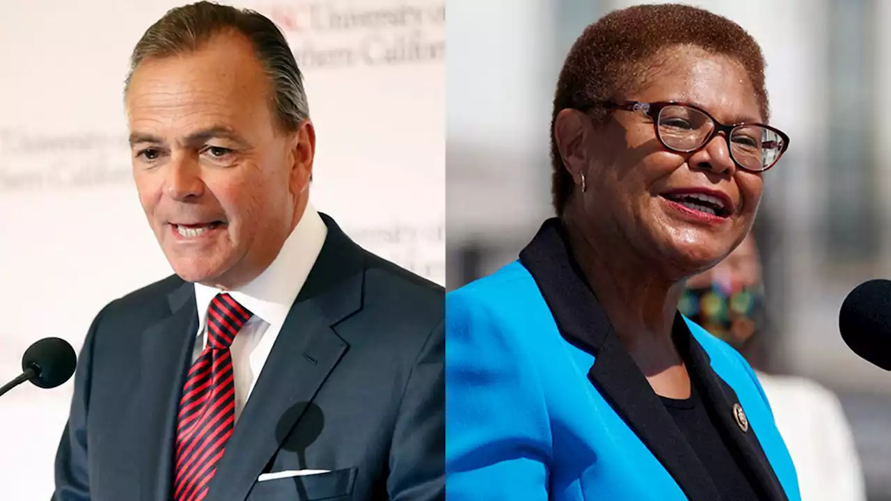 Eyewitness Newsmakers: LA mayoral hopefuls Karen Bass, Rick Caruso discuss housing, crime, policing