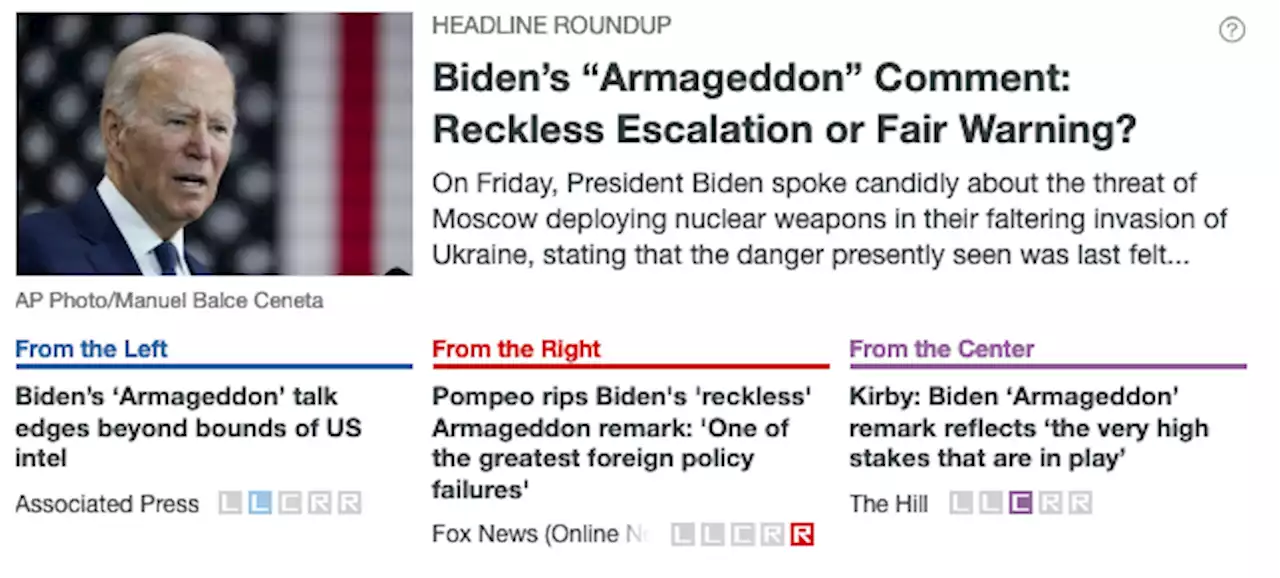 Biden’s “Armageddon” Comment: Reckless Escalation or Fair Warning?