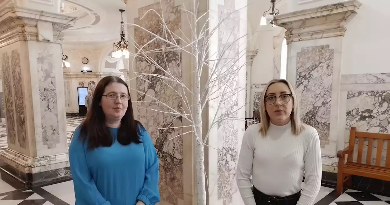 Remembrance tree at Belfast City Hall for Baby Loss Awareness Week