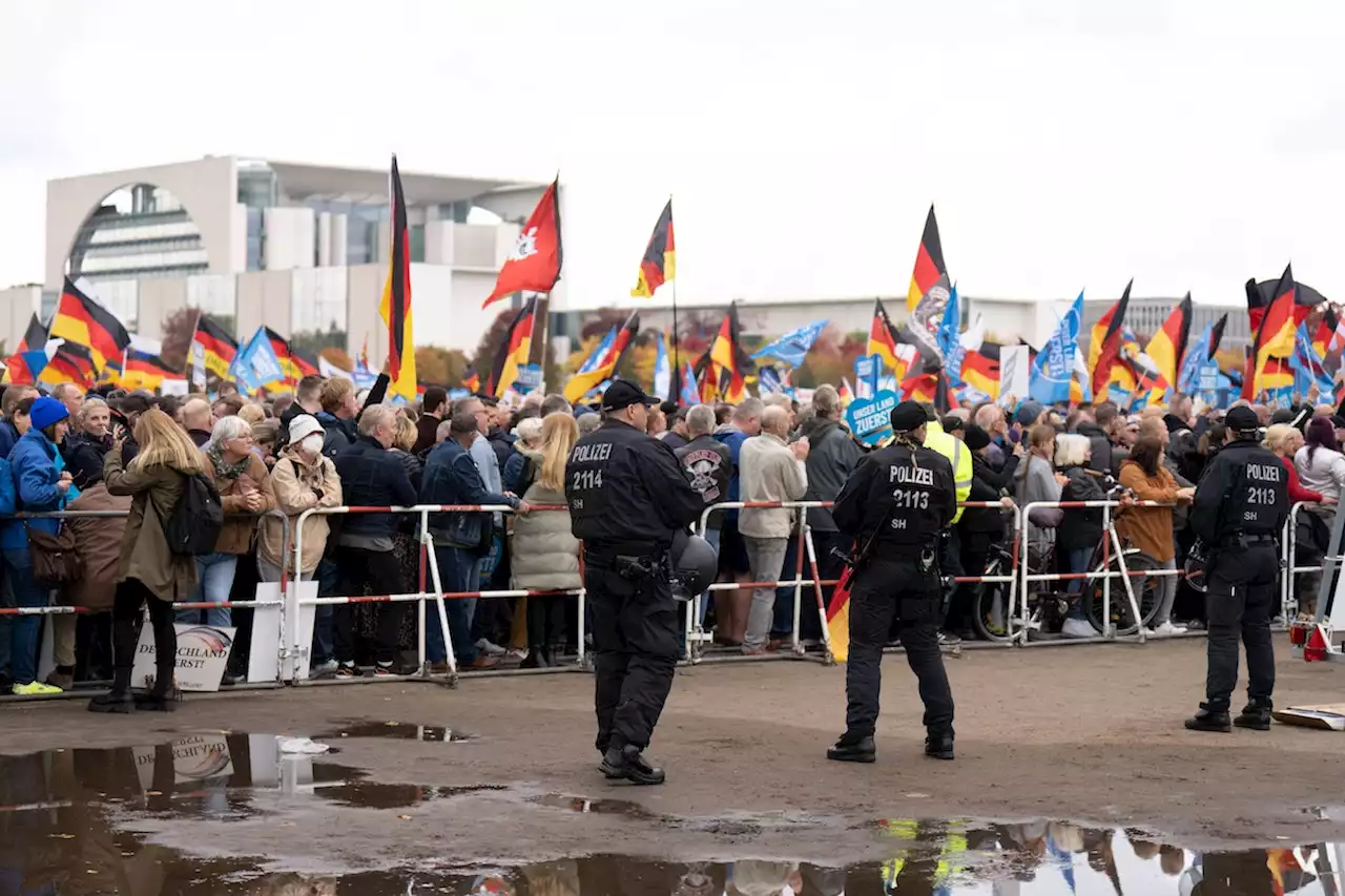 AfD-Demo in Berlin: Hitlergrüße und Angriffe auf Journalisten