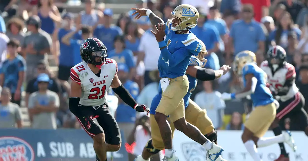 Thompson-Robinson leads No. 18 UCLA over No. 11 Utah 42-32