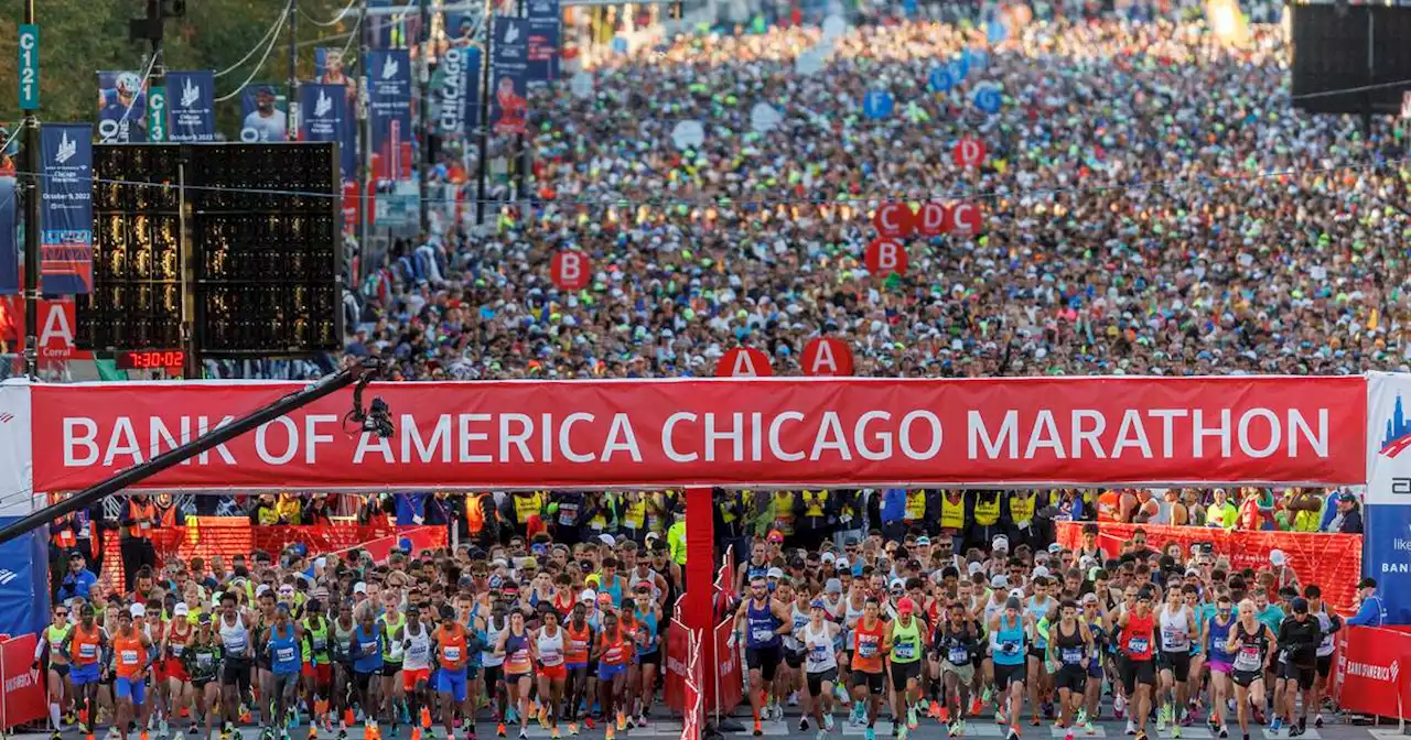 Photos: Scenes along the route of the Chicago Marathon