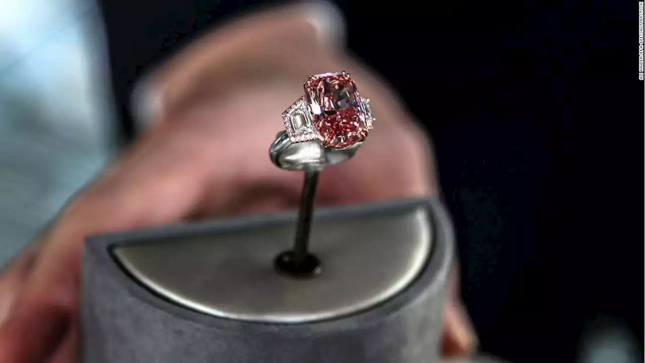 This brilliant pink diamond sold for about $60 million