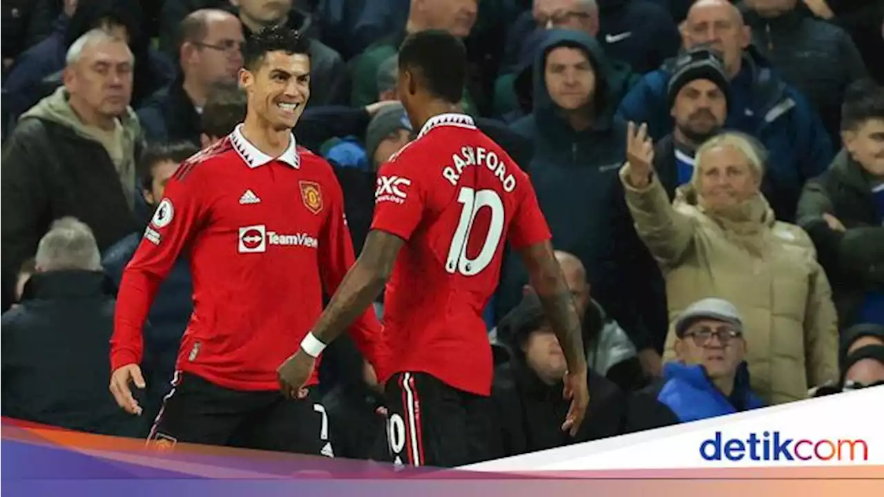 Everton Vs Man Utd: Gol Ronaldo Menangkan Setan Merah 2-1