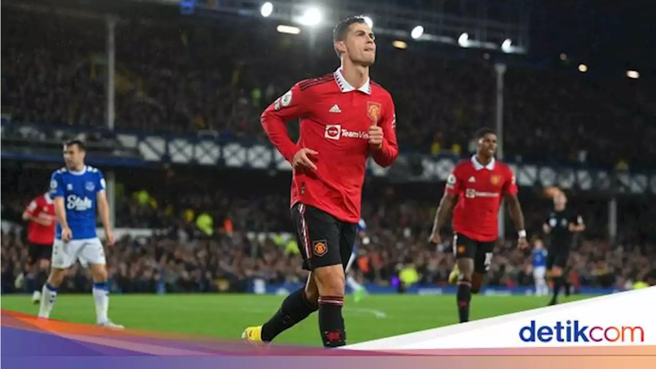 Ronaldo Cetak Gol, Man Utd Ungguli Everton 2-1 di Babak I