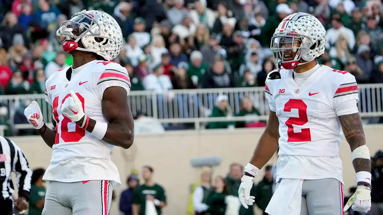 Ohio State breezes in first road test, routing Spartans 49-20 behind CJ Stroud's 6 TDs