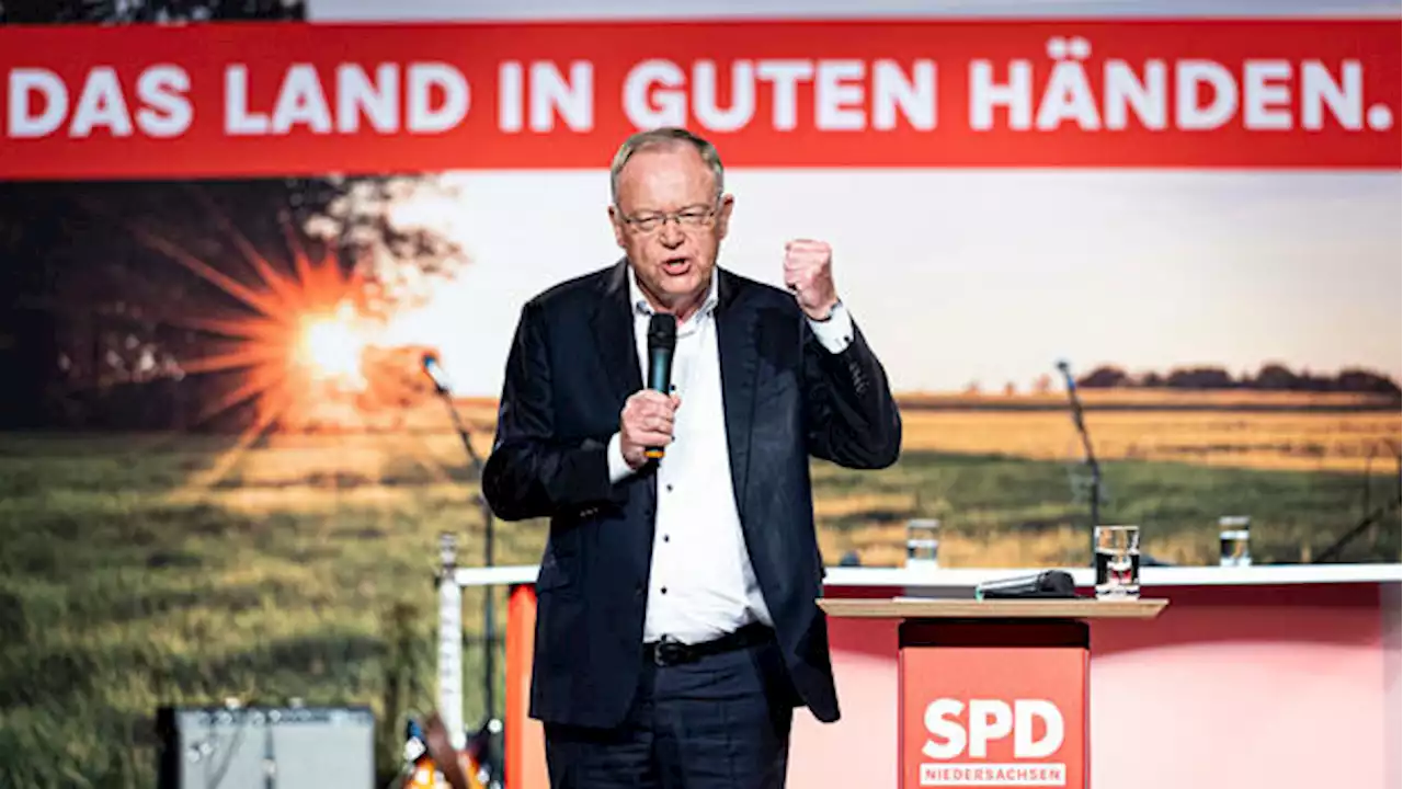 +++ Wahl in Niedersachsen +++: SPD siegt in Hannover, CDU mit deutlichen Verlusten