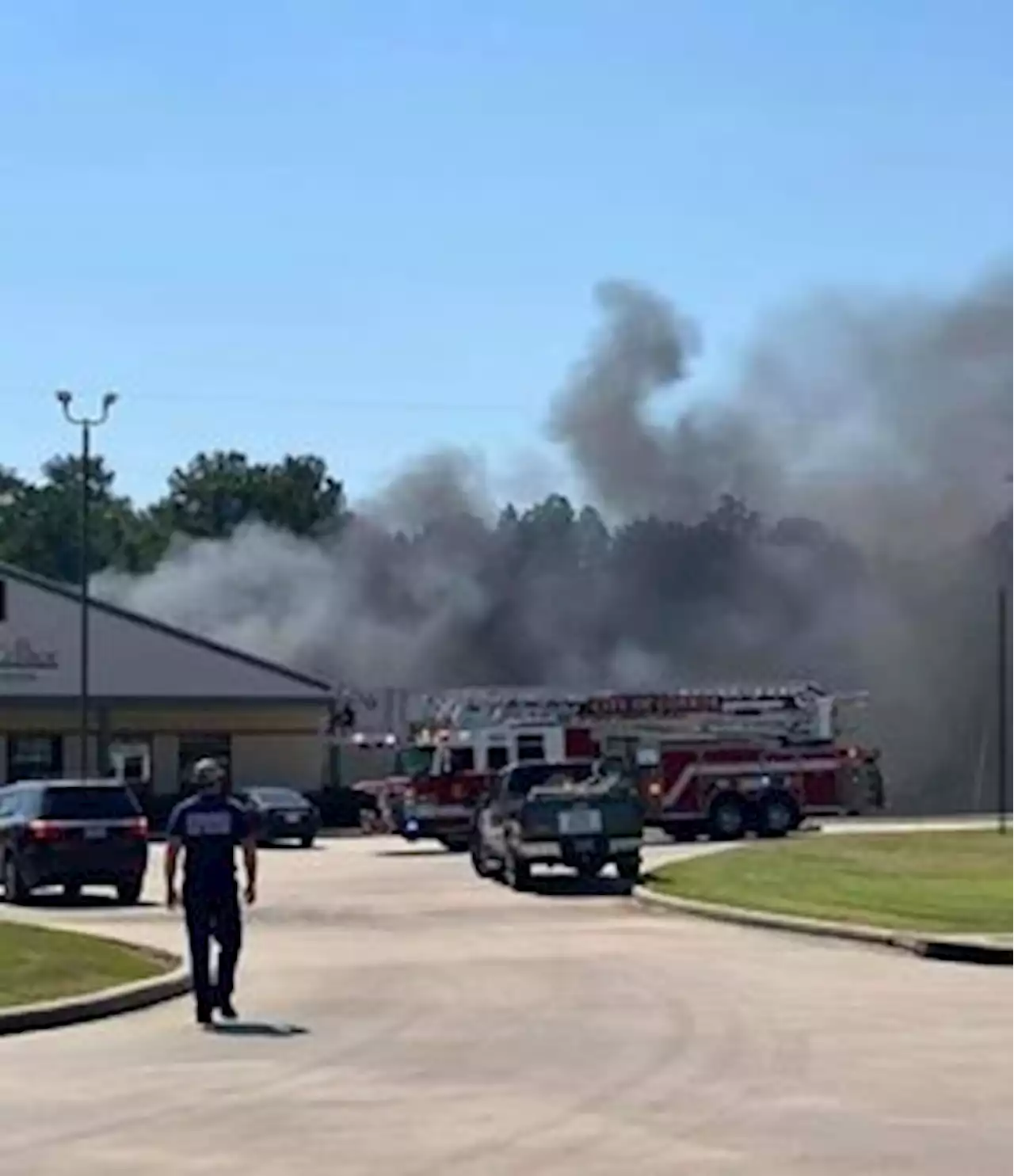 Fire broke out Saturday at the Conroe Animal Shelter, no animals injured