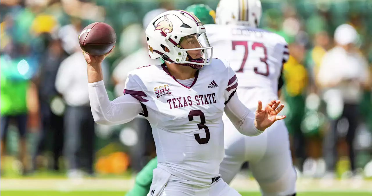 Layne Hatcher, Texas State beat Appalachian State