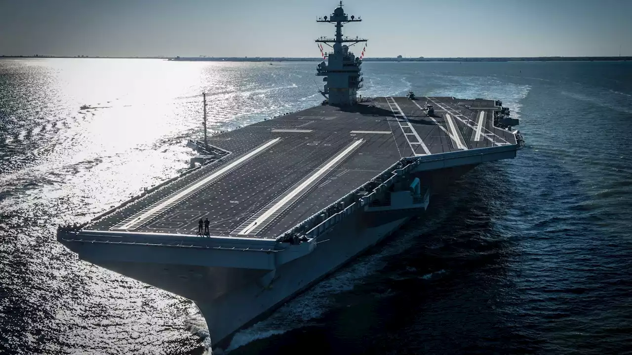 The US' $13.3 billion aircraft carrier Gerald R. Ford is finally ready for action