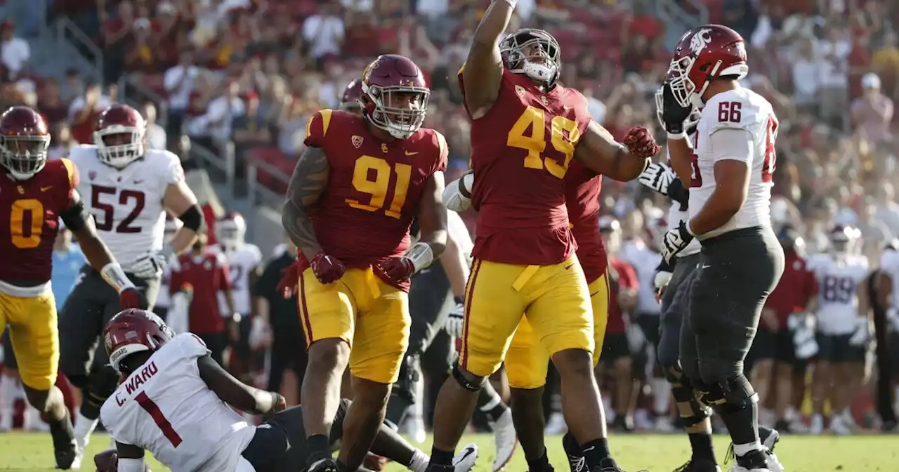 Tuli Tuipulotu devours quarterbacks: Takeaways from USC’s win over Washington State