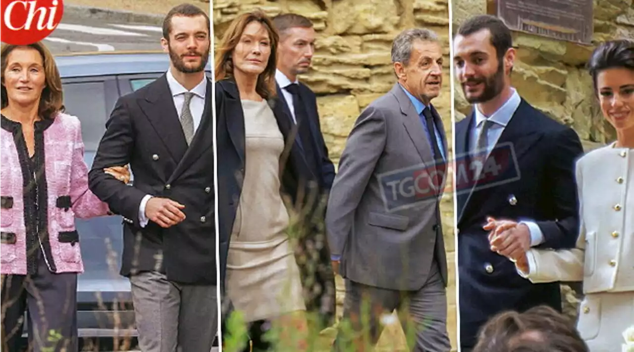 Le nozze di Louis Sarkozy, insieme le ex first lady Carla Bruni e Cecilia