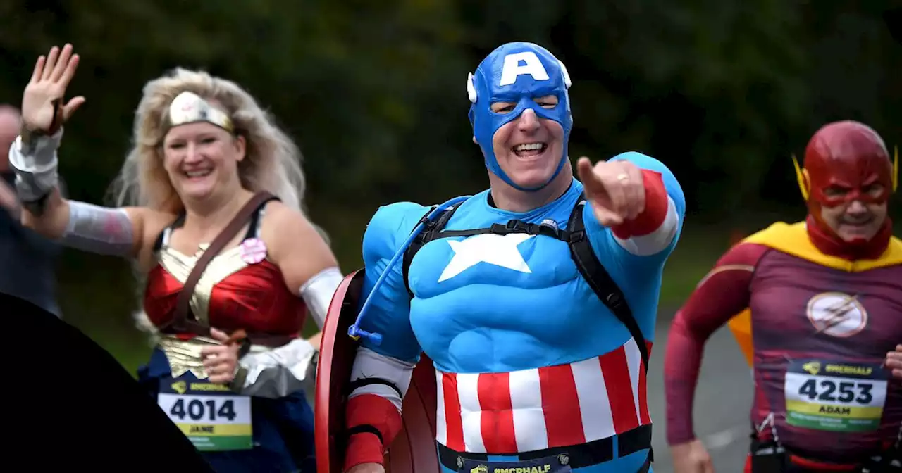 Thousands race through sunny Stretford in Manchester Half Marathon 2022