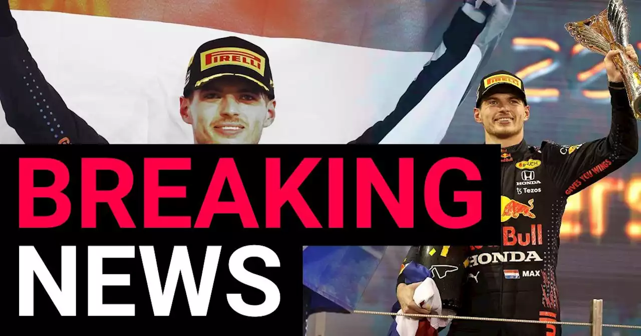 Max Verstappen wins 2022 Formula 1 title after victory at Japanese Grand Prix