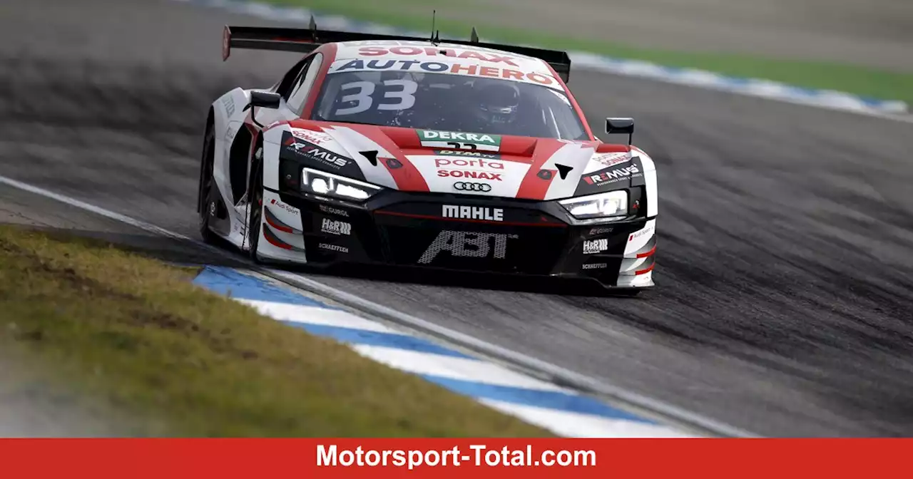 DTM-Qualifying Hockenheim 2: Rene Rast holt nach Crash-Abbruch Pole