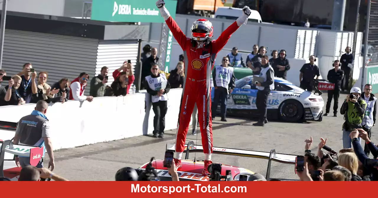 Sheldon van der Linde ist DTM-Meister: 'Hatte viele schlaflose Nächte'