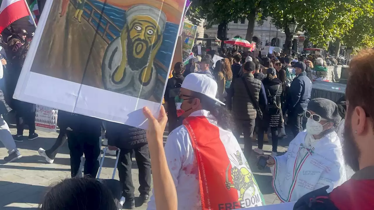 Mahsa Amini death: British protest calls for global support against Iranian 'dress code' crackdown