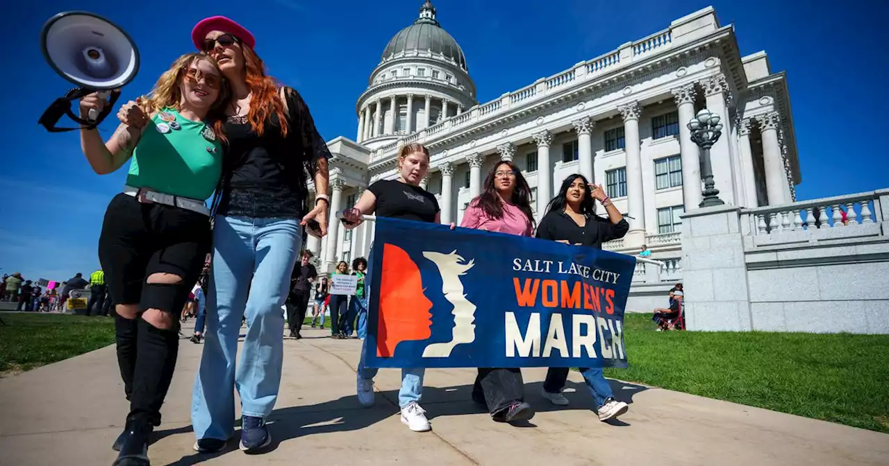 Utahns rally for reproductive rights during Women’s March event at Capitol steps