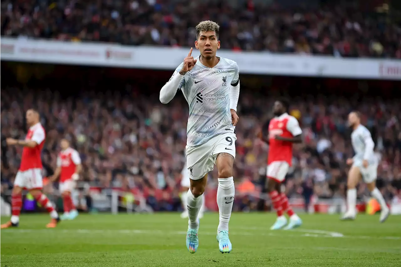 Firmino leads list of Liverpool and Arsenal icons as highest-scoring player in fixture