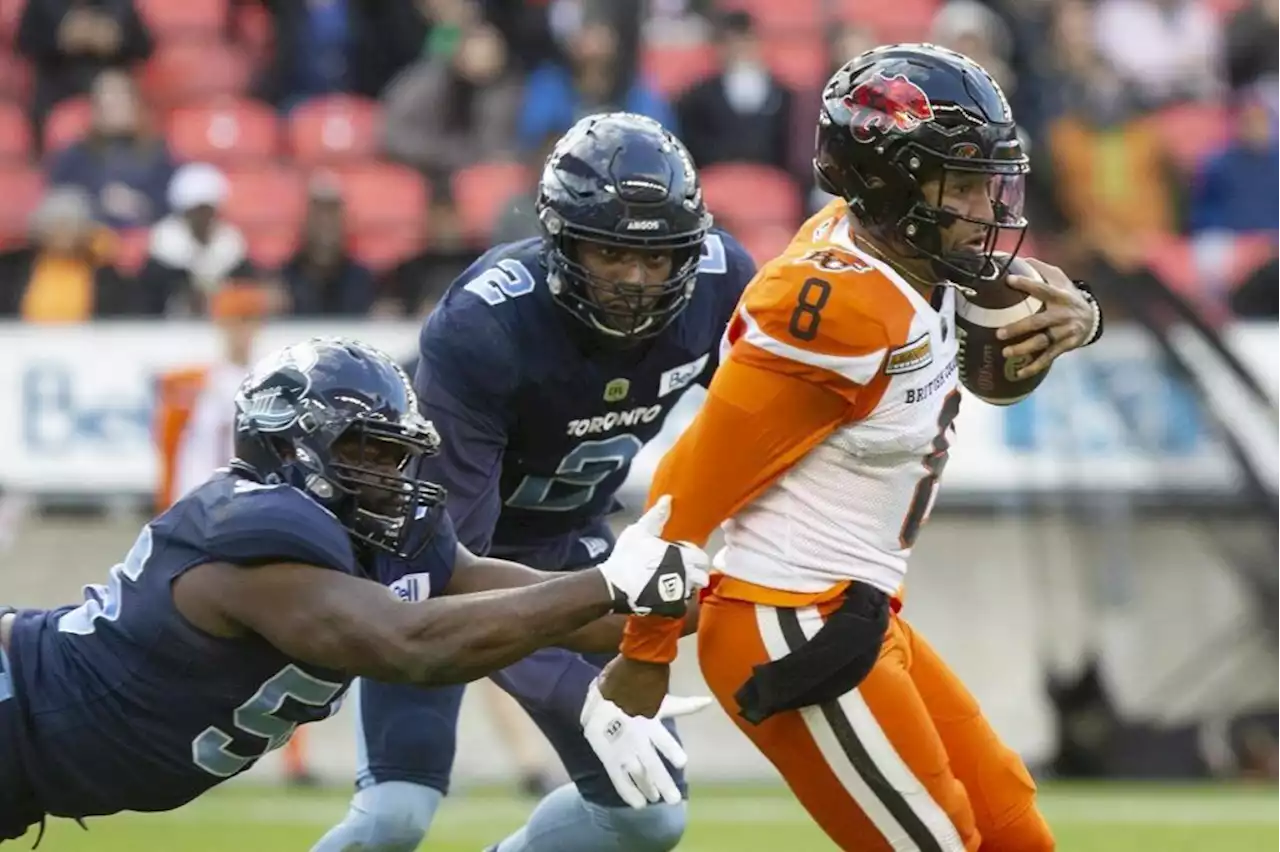 Bethel-Thompson’s late TD pass lifts Toronto Argos to 23-20 win over B.C. Lions – Terrace Standard