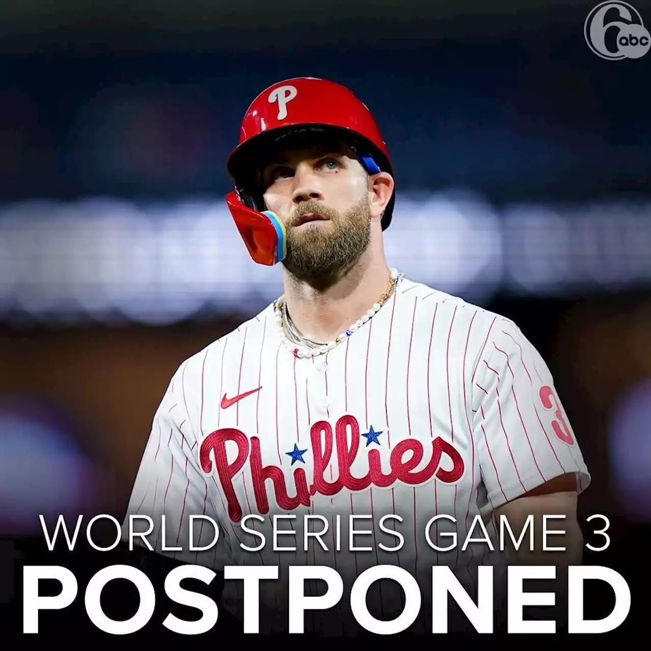 Phillies-Astros World Series Game 3 postponed due to threat of heavy rain