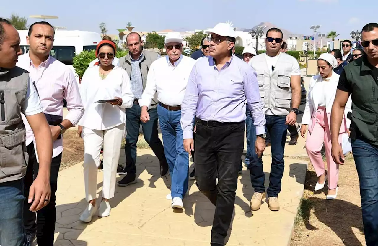 رئيس الوزراء يتفقد الحديقة المركزية بشرم الشيخ - بوابة الأهرام