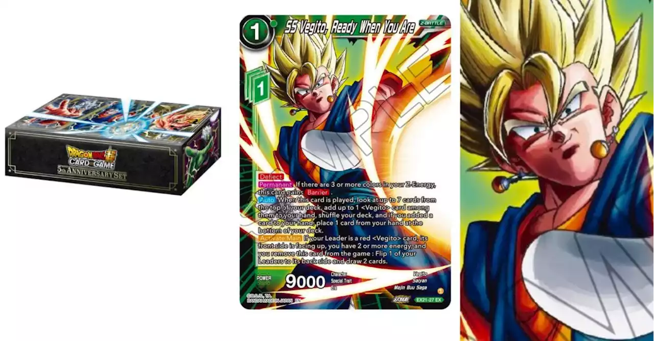 Dragon Ball Super Previews 5th Anniversary Set: SS Vegito