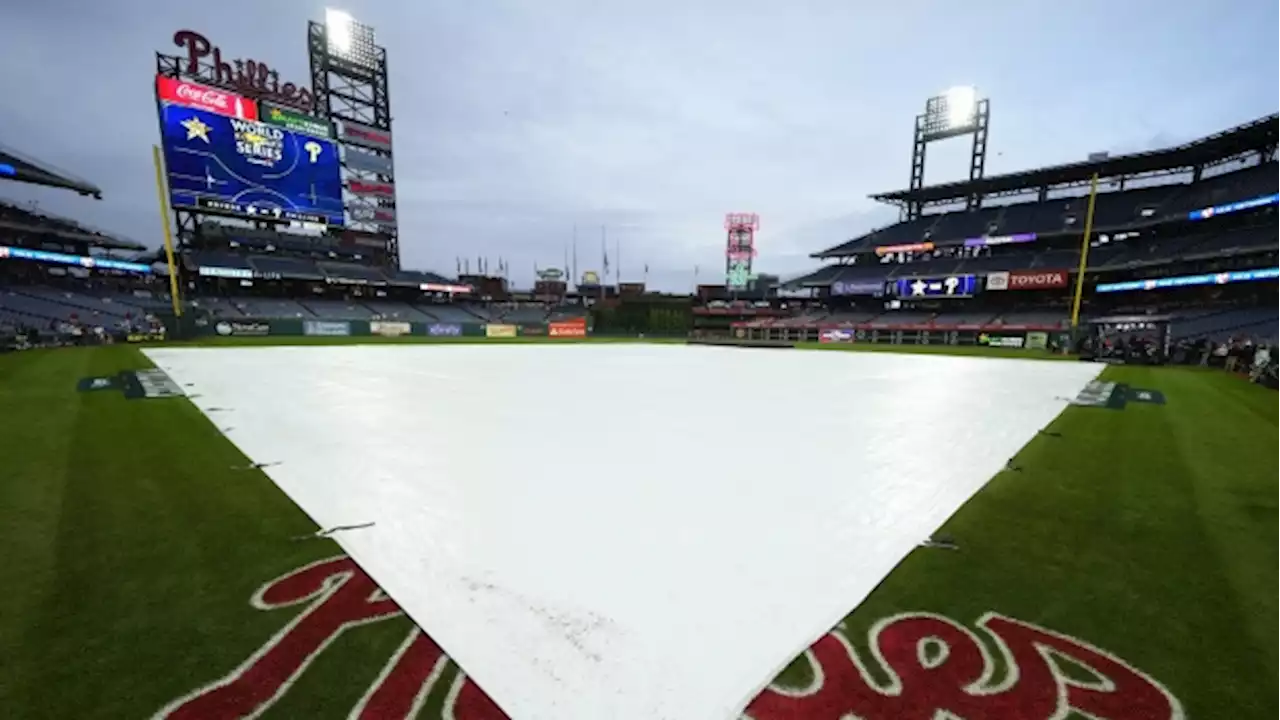 World Series rainout, Astros-Phils to play Game 3 Tuesday