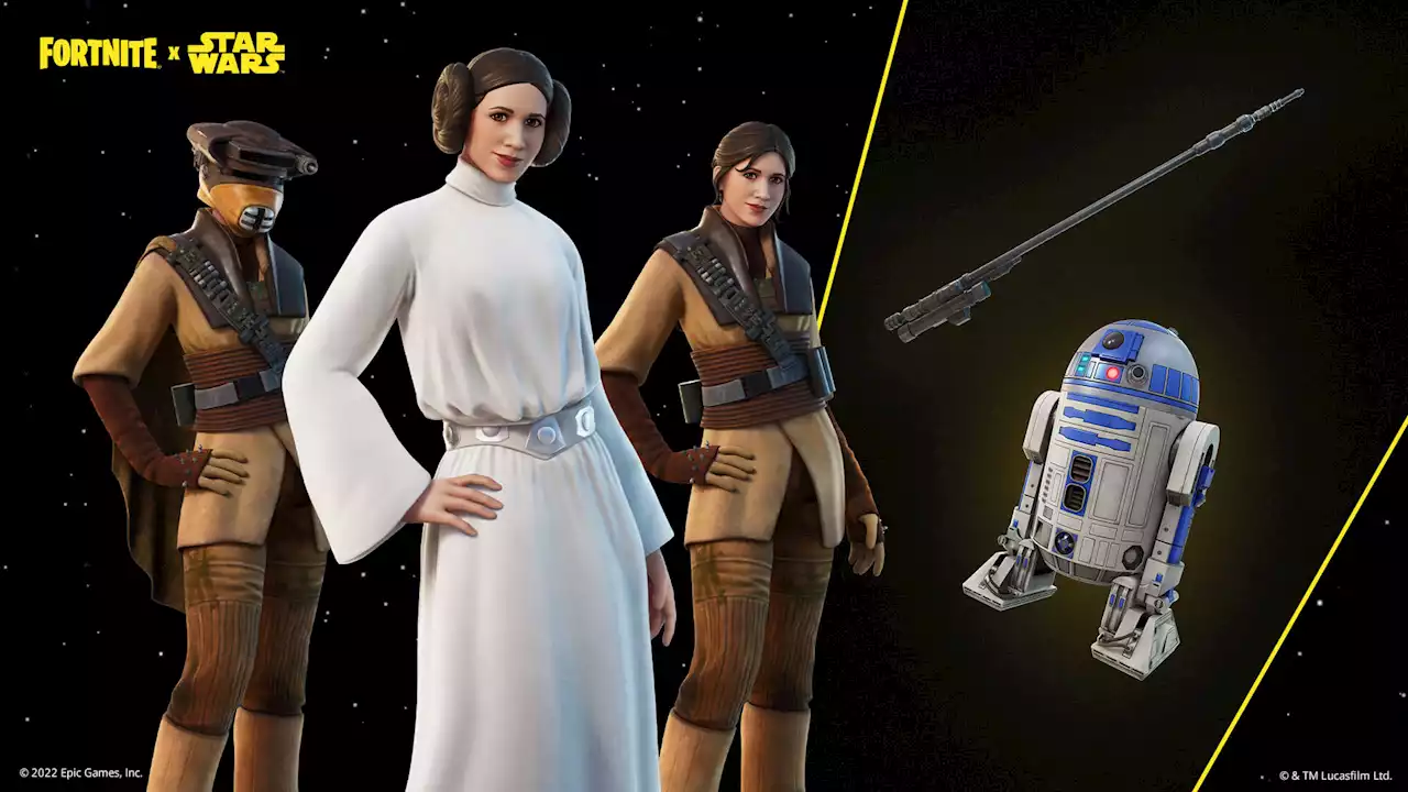 The latest 'Fortnite' Star Wars characters are Luke, Leia and Han | Engadget