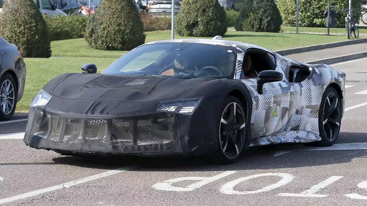 New 2023 Ferrari SF90 Stradale spied testing | Evo