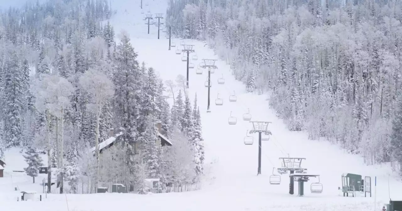 First Utah ski resort to officially open this weekend after early snow