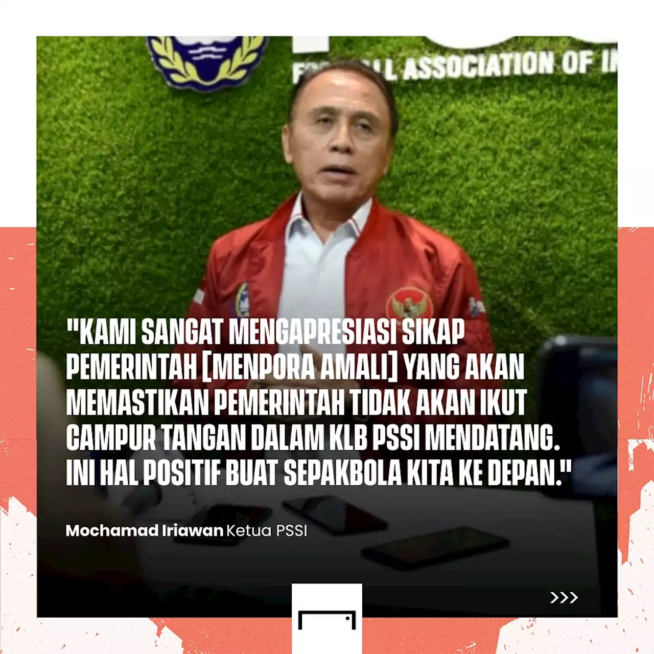 PSSI Apresiasi Pemerintah Pastikan Tidak Intervensi KLB | Goal.com Indonesia