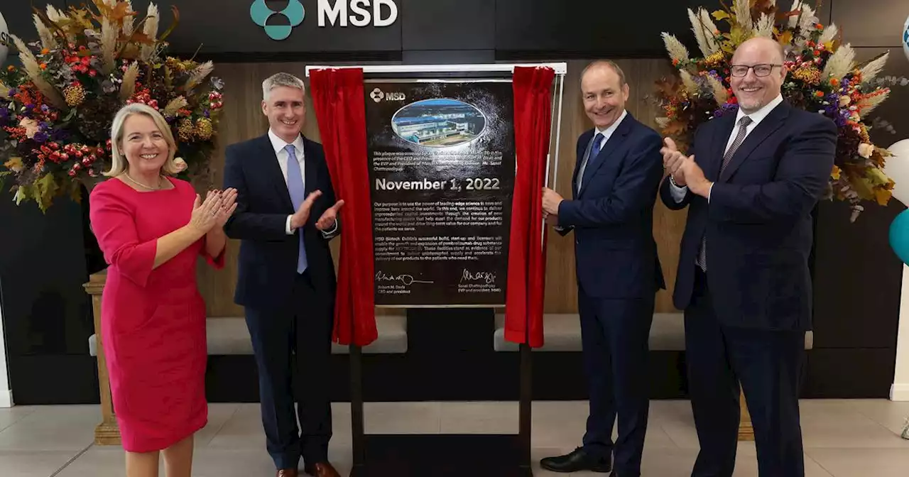 Pharma giant MSD opens new manufacturing facility in Dublin