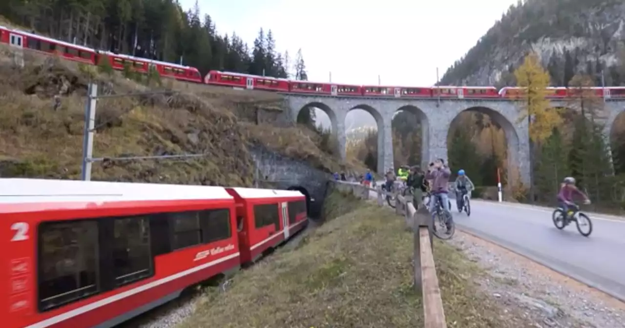 World's longest passenger train sets off on historic trip