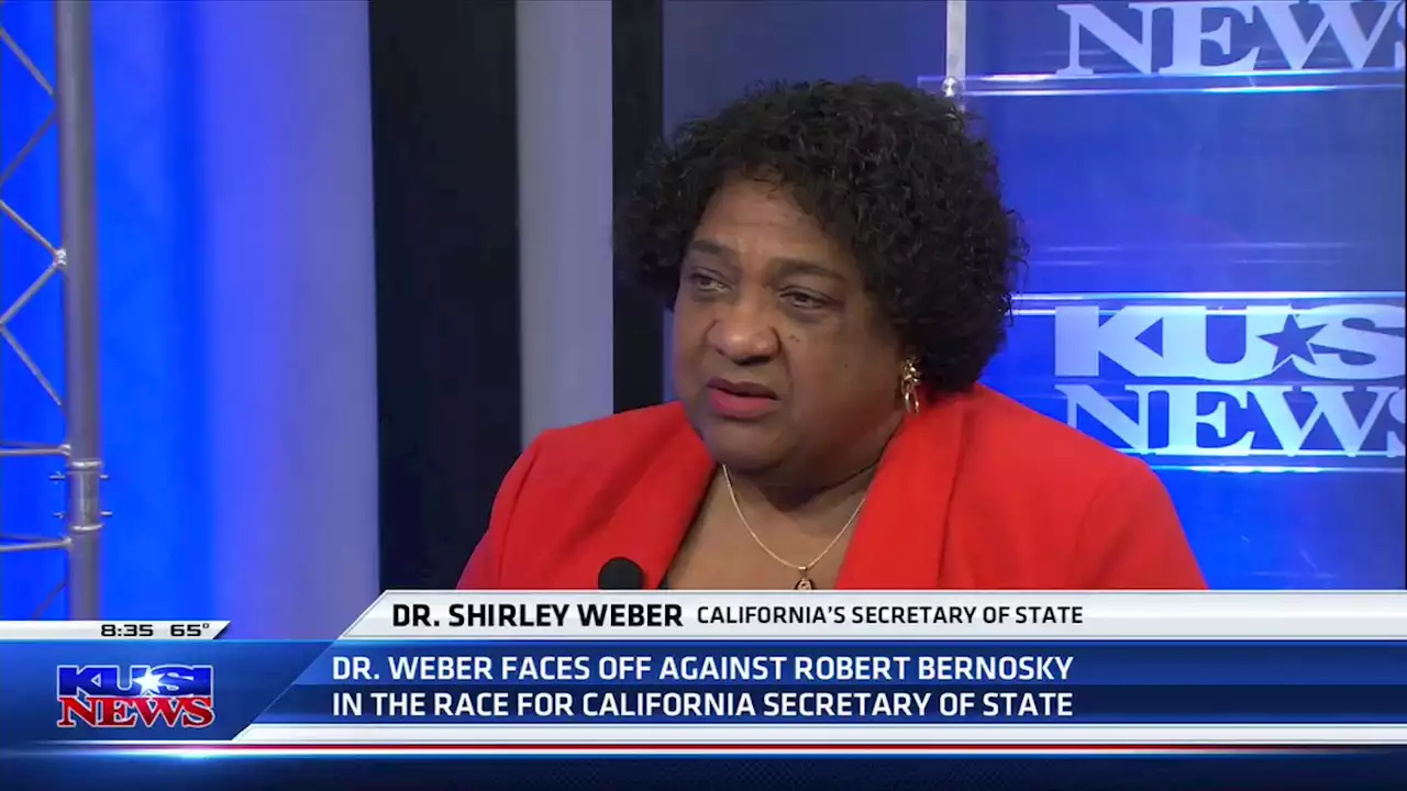 California Secretary of State Dr. Weber has reached millions of new voters -