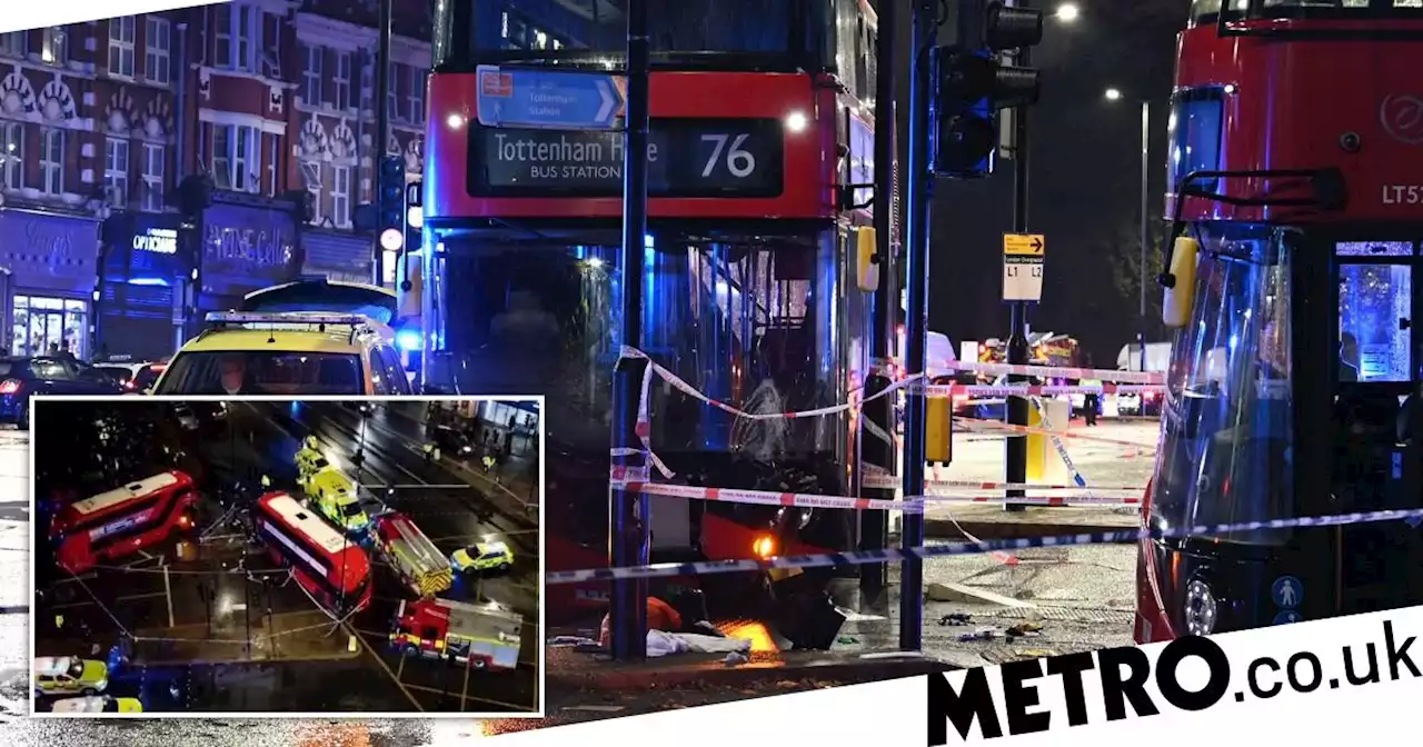 Girl, 14, fighting for life after two teenagers hit by a bus in London