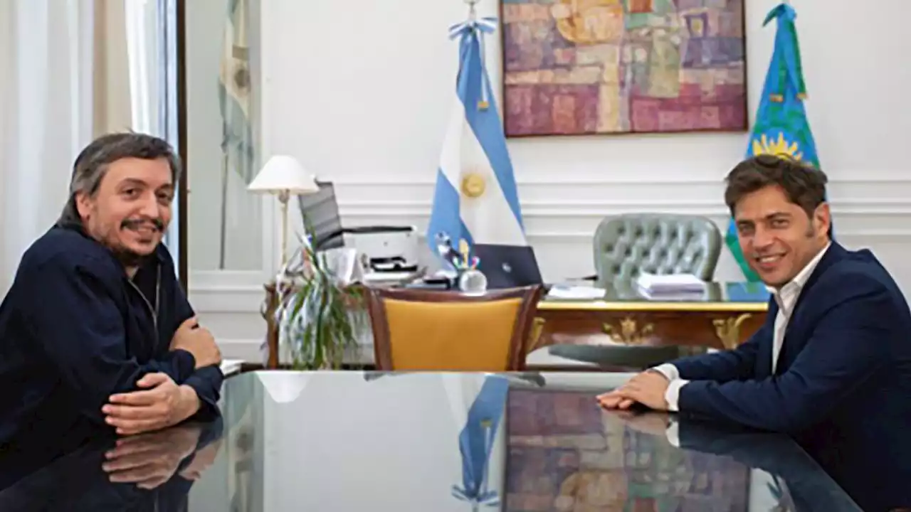 Kicillof y Máximo Kirchner se reunieron para analizar el Presupuesto bonaerense