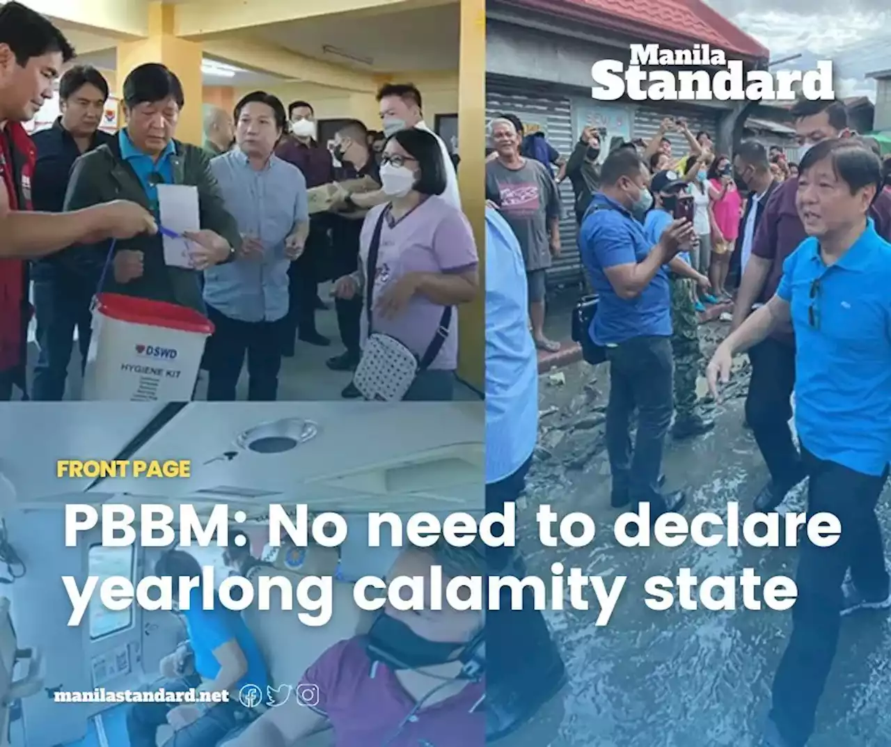 PBBM: No need to declare yearlong calamity state