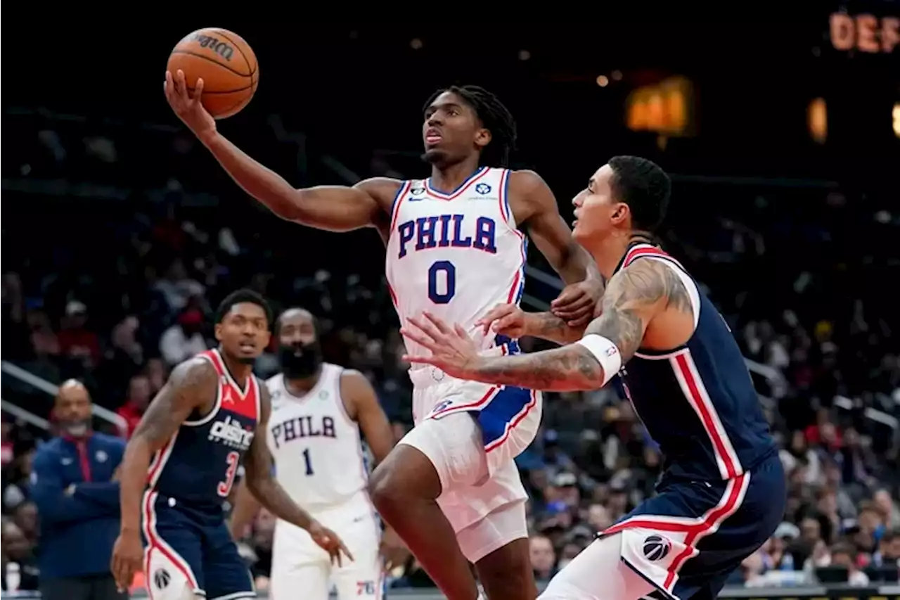 Tyrese Maxey’s 28 points leads Sixers to 118-111 victory at Washington Wizards