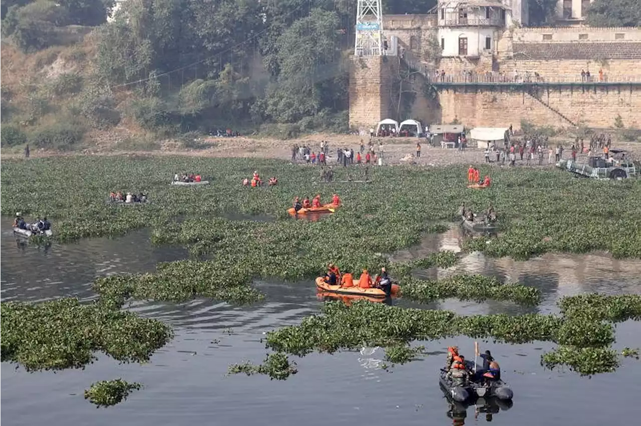 Death toll rises to 135 in Indian bridge collapse as rescue operations continue