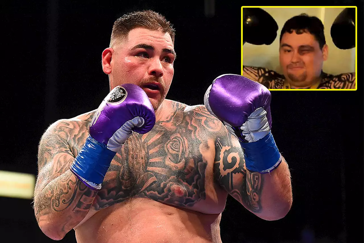 Andy Ruiz reacts as fan dresses up as him in unique costume for Halloween