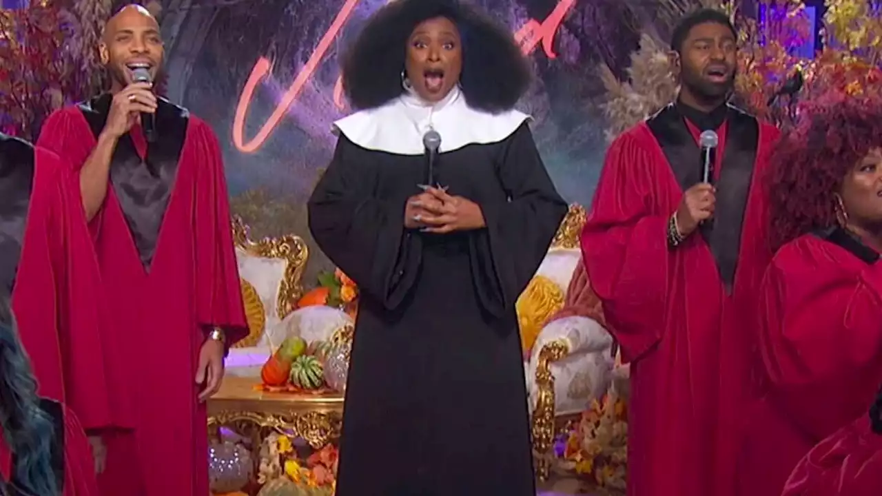 Jennifer Hudson Honors Whoopi Goldberg's Sister Act on Halloween