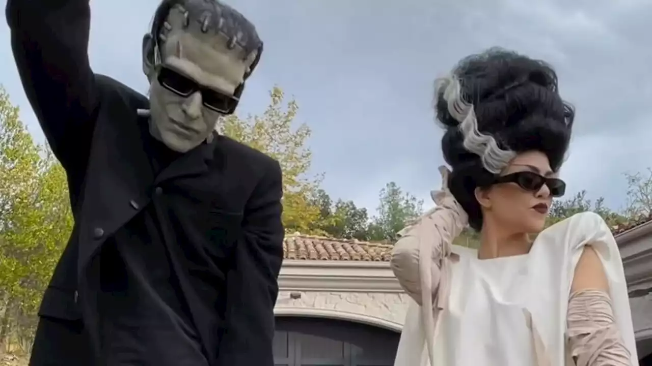 Was Kourtney Copying Kylie's Bride of Frankenstein Costume? Poosh Founder Explains