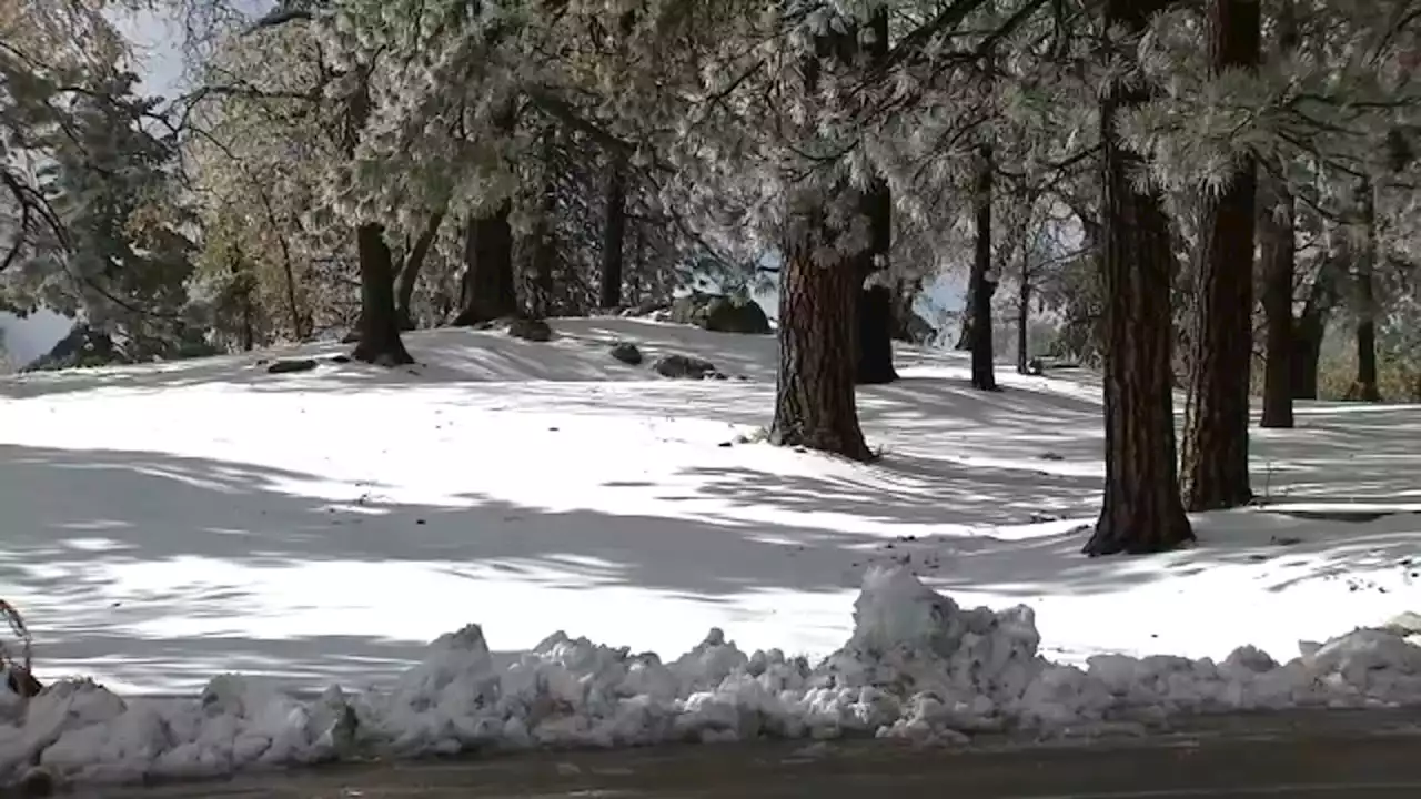 Storm dumps fresh snow on SoCal mountains