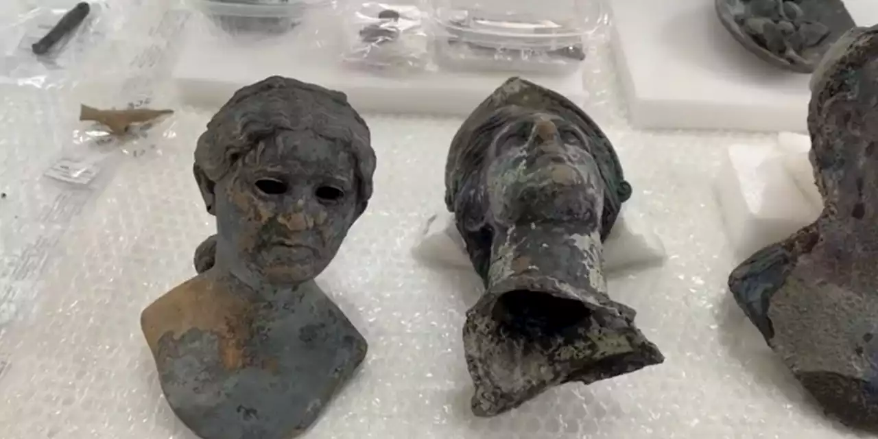 ‘Exceptional’ discovery: Bronze statues dating back to Roman times found