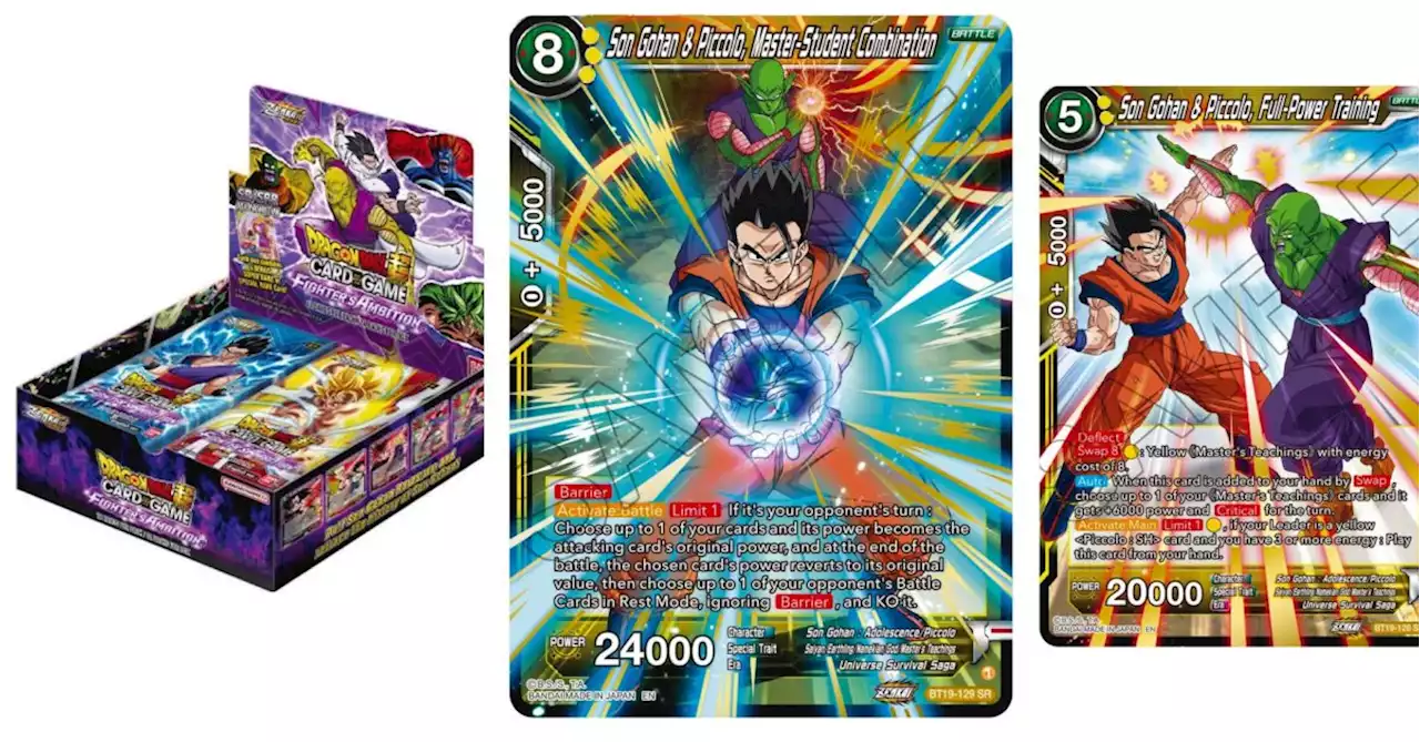 Dragon Ball Super Previews Fighter’s Ambition: Gohan & Piccolo SR