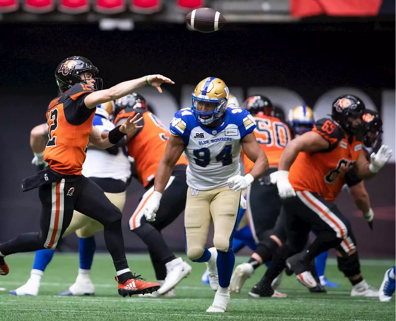 Defending-champion Blue Bombers providing big challenge for B.C. Lions