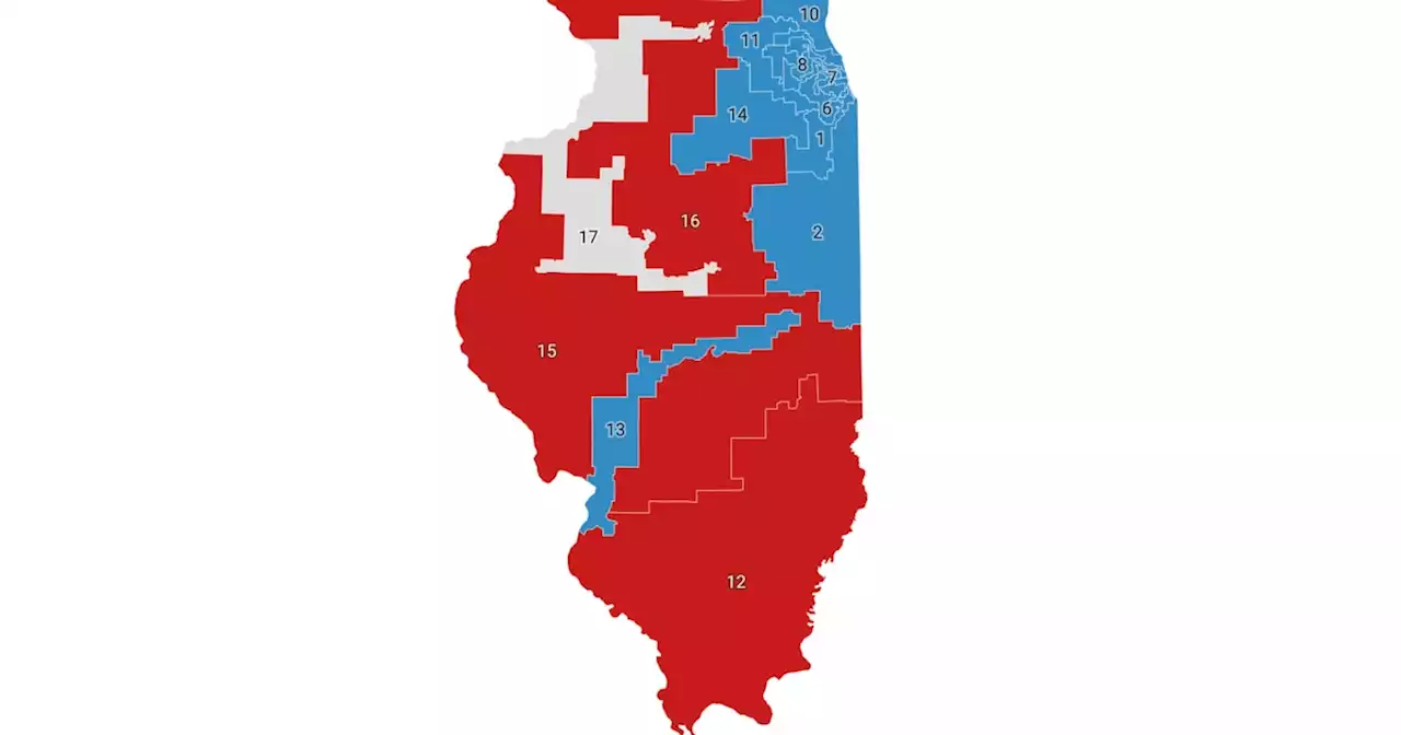 With new map drawn to favor them, Democrats poised to win 14 of Illinois’ 17 seats in Congress